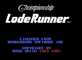 Pantallazo de Championship Lode Runner para MSX