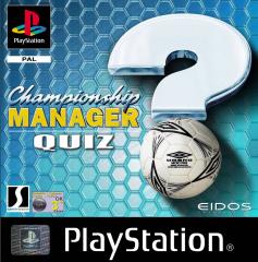 Caratula de Championship Manager Quiz para PlayStation