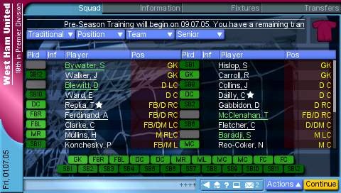 Pantallazo de Championship Manager para PSP