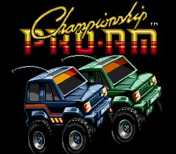 Pantallazo de Championship Pro-Am para Sega Megadrive
