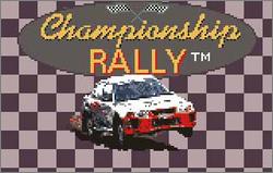 Pantallazo de Championship Rally para Atari Lynx