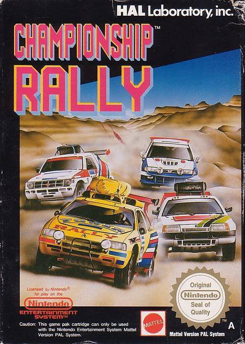 Caratula de Championship Rally para Nintendo (NES)