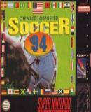 Carátula de Championship Soccer '94