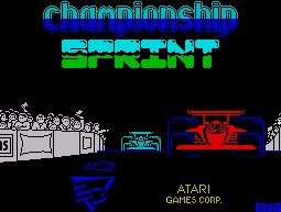 Pantallazo de Championship Sprint para Spectrum