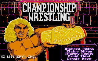 Pantallazo de Championship Wrestling para Atari ST