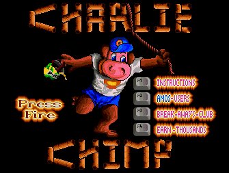 Pantallazo de Charlie Chimp para Amiga
