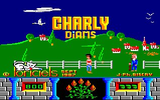 Pantallazo de Charly Diams para Amstrad CPC