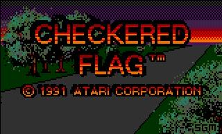 Pantallazo de Checkered Flag para Atari Lynx