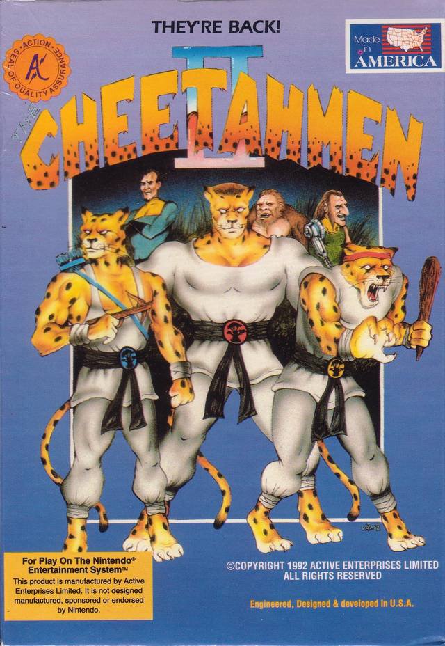 Caratula de Cheetahmen II para Nintendo (NES)