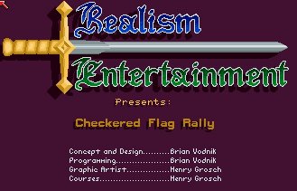 Pantallazo de Chequered Flag Rally para Amiga