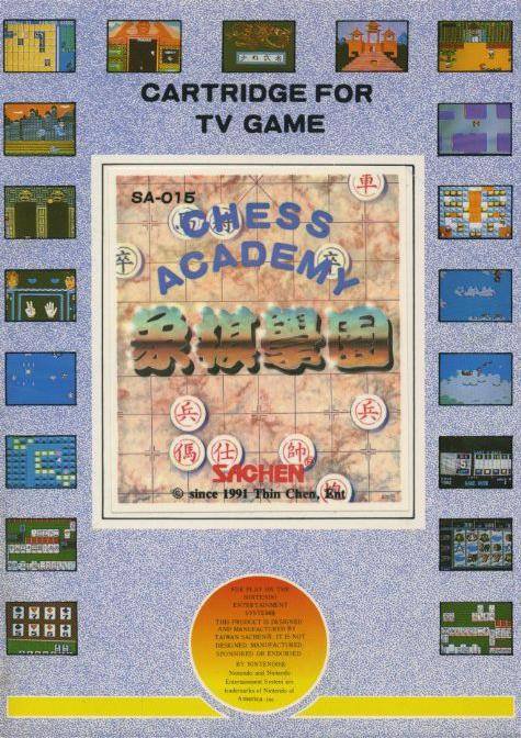 Caratula de Chess Academy para Nintendo (NES)