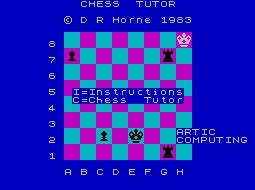Pantallazo de Chess Tutor para Spectrum