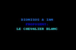 Pantallazo de Chevalier Blanc, Le para Amstrad CPC