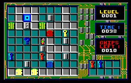 Pantallazo de Chip's Challenge para Amstrad CPC