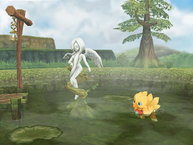 Pantallazo de Chocobo's Mystery Dungeon: The Labyrinth of Lost Time para Wii