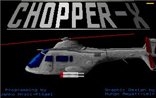 Pantallazo de Chopper -X para Atari ST