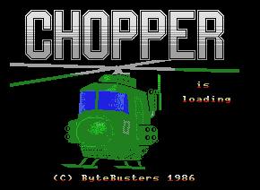 Pantallazo de Chopper para MSX