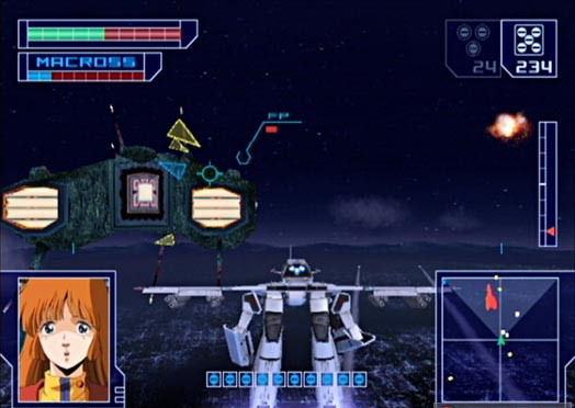 Pantallazo de Chou-jikuu Yousai Macross (Japonés) para PlayStation 2