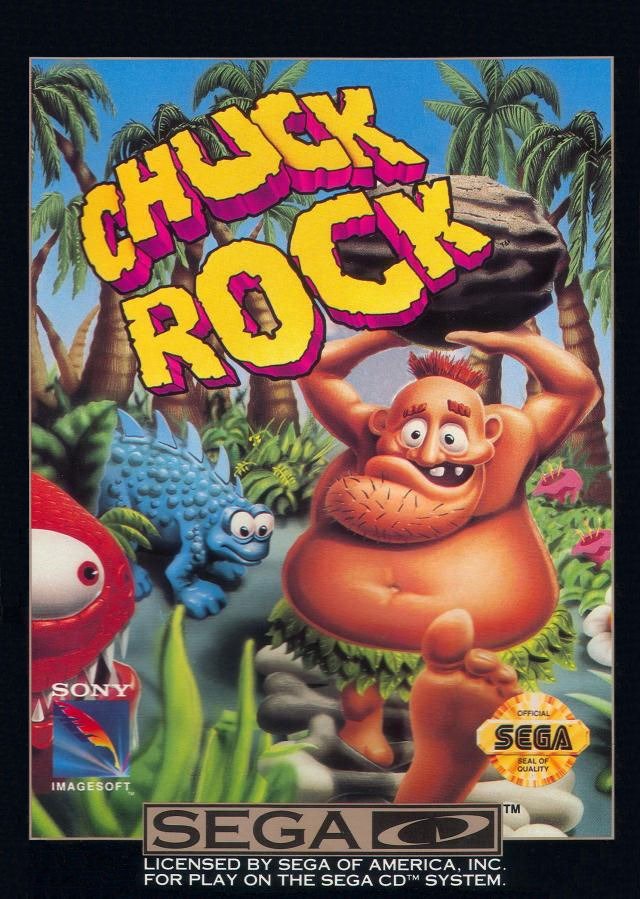 Caratula de Chuck Rock para Sega CD