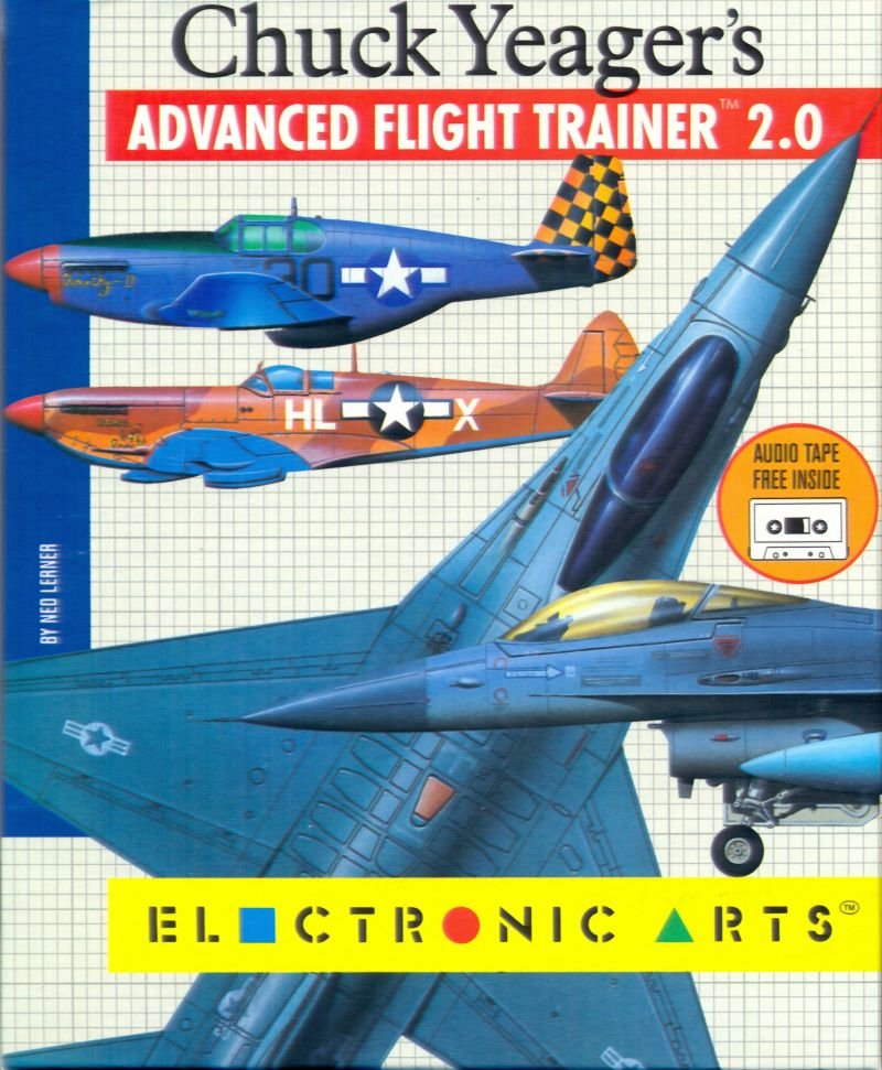 Caratula de Chuck Yeager's Advanced Flight Trainer 2.0 para Atari ST