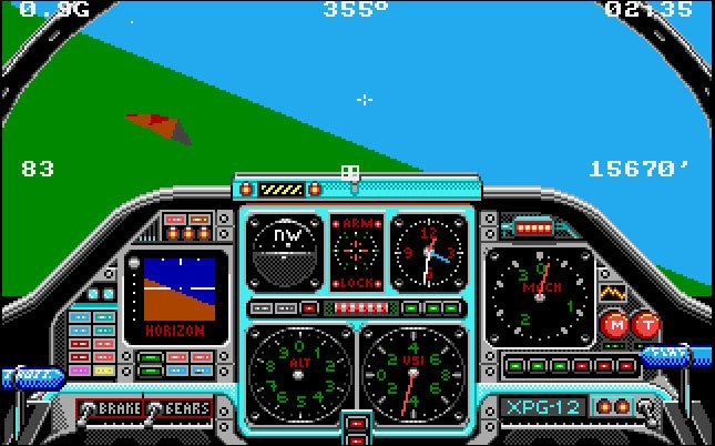 Pantallazo de Chuck Yeager's Advanced Flight Trainer 2.0 para Atari ST