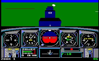 Pantallazo de Chuck Yeager's Advanced Flight Trainer para Amstrad CPC