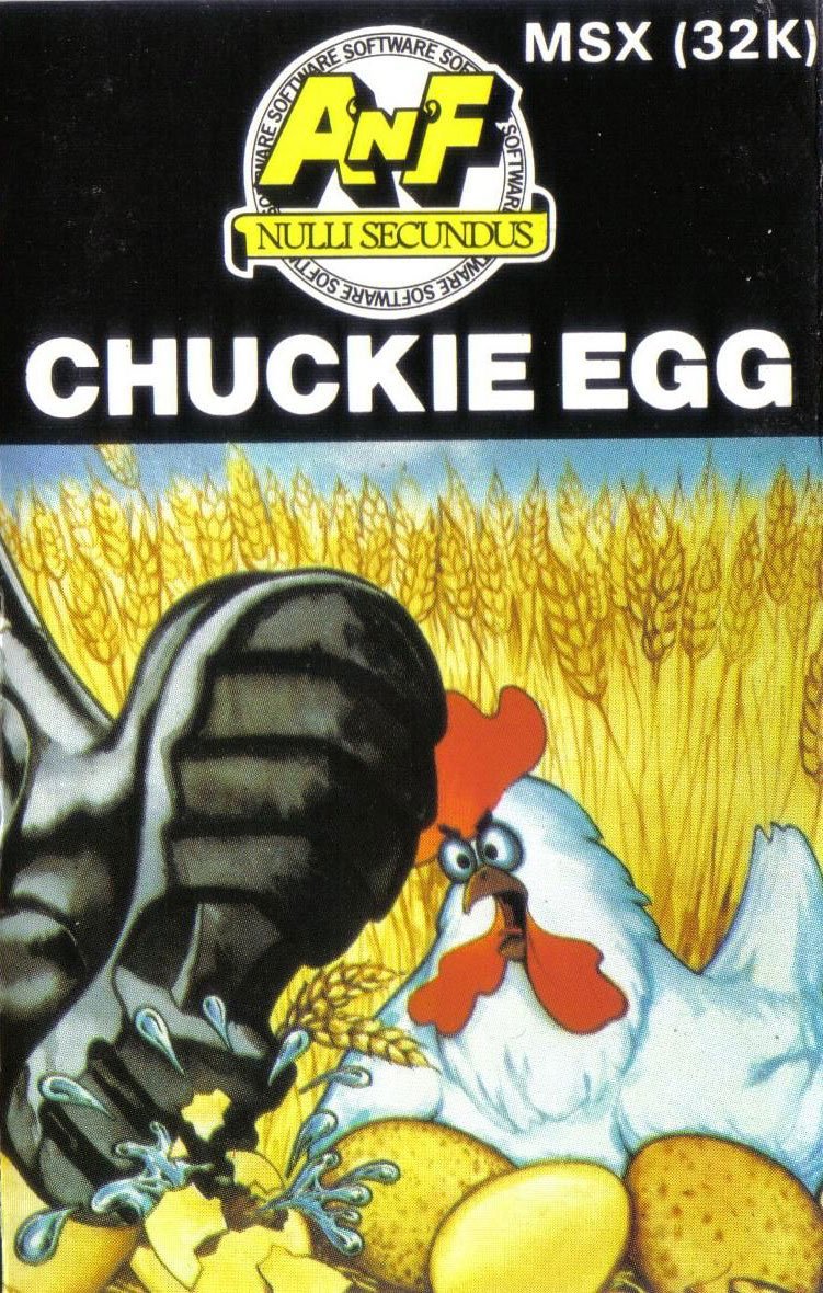 Caratula de Chuckie Egg para MSX