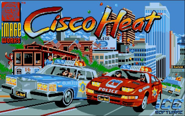 Pantallazo de Cisco Heat: All American Police Car Race para Atari ST