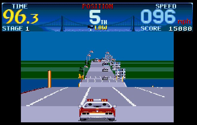 Pantallazo de Cisco Heat: All American Police Car Race para Atari ST