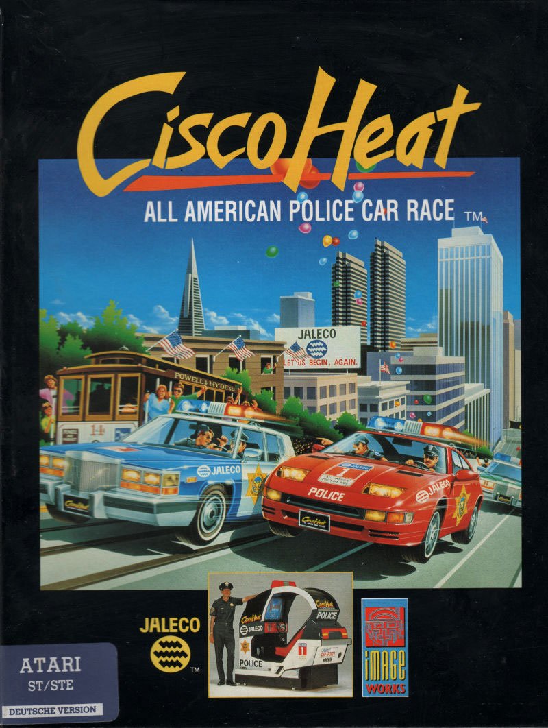 Caratula de Cisco Heat: All American Police Car Race para Atari ST