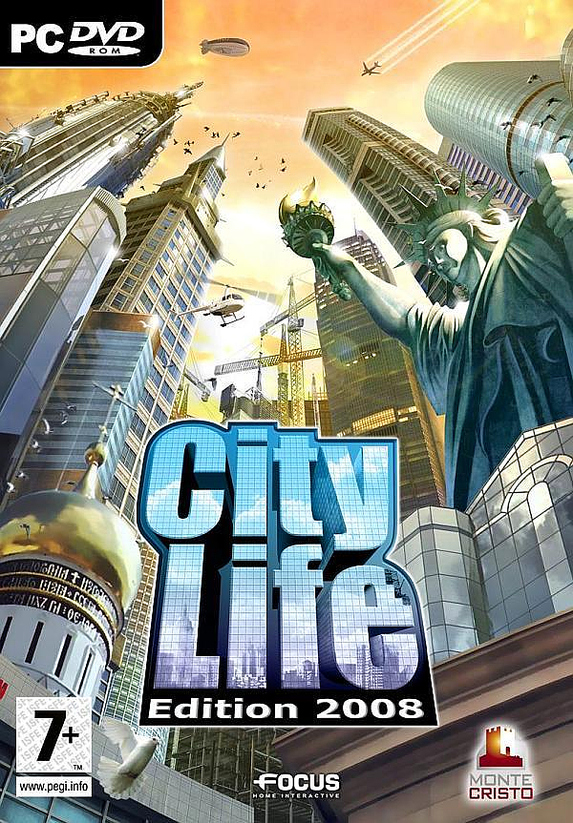 Caratula de City Life Edition 2008 para PC