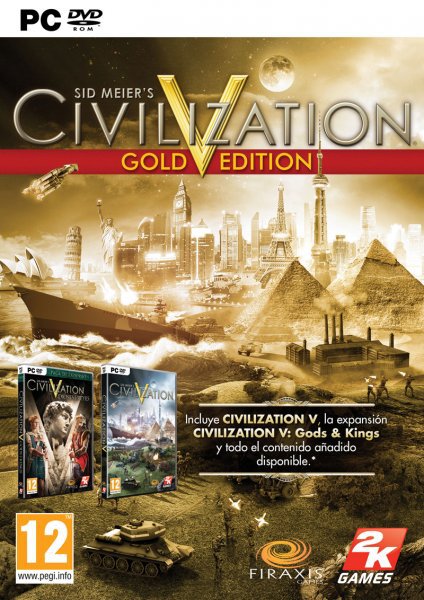 Caratula de Civilization V Gold Edition para PC