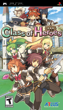 Caratula de Class of Heroes para PSP