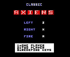 Pantallazo de Classic Axiens para Amstrad CPC