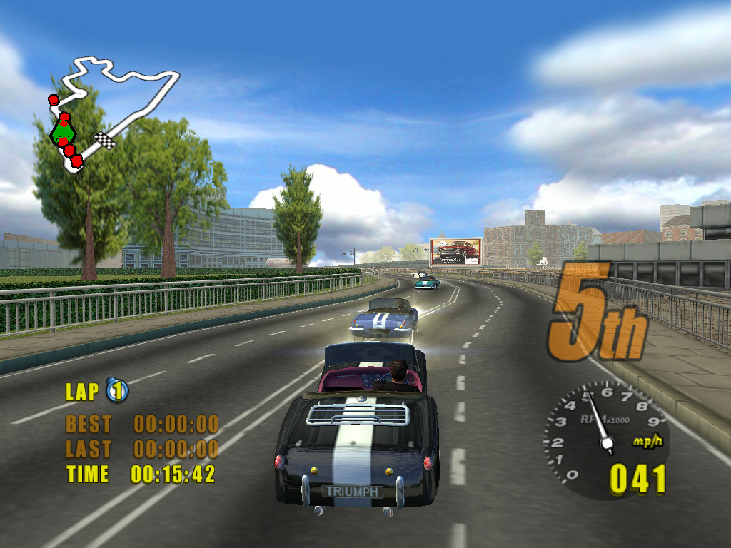 Pantallazo de Classic British Motor Racing para Wii