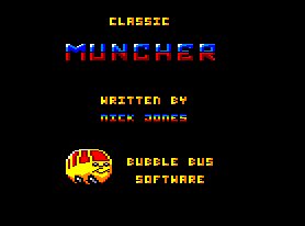 Pantallazo de Classic Muncher para Amstrad CPC