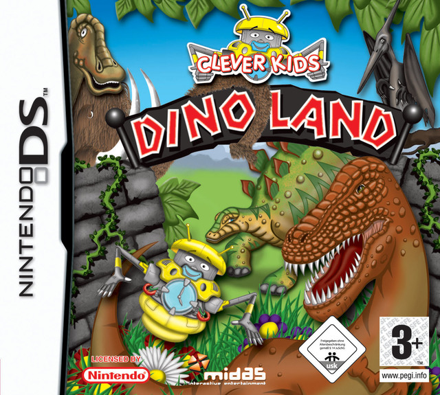 Caratula de Clever Kids: Dino Land para Nintendo DS