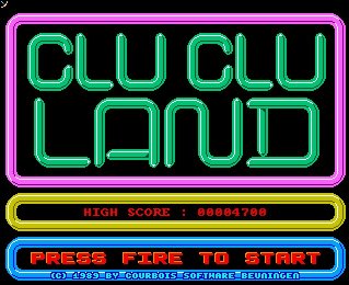 Pantallazo de Clu Clu Land para Amiga