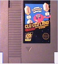 Caratula de Clu Clu Land para Nintendo (NES)