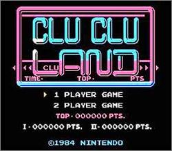Pantallazo de Clu Clu Land para Nintendo (NES)