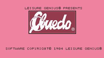 Pantallazo de Cluedo para Commodore 64