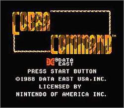 Pantallazo de Cobra Command para Nintendo (NES)