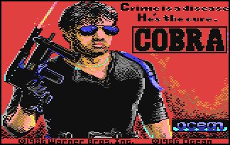 Pantallazo de Cobra para Commodore 64