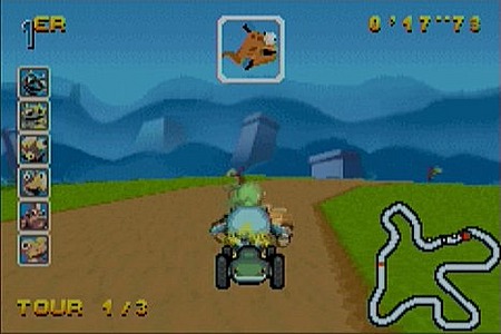 Pantallazo de Cocoto Kart Racer para Game Boy Advance