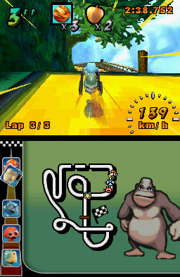 Pantallazo de Cocoto Kart Racer para Nintendo DS