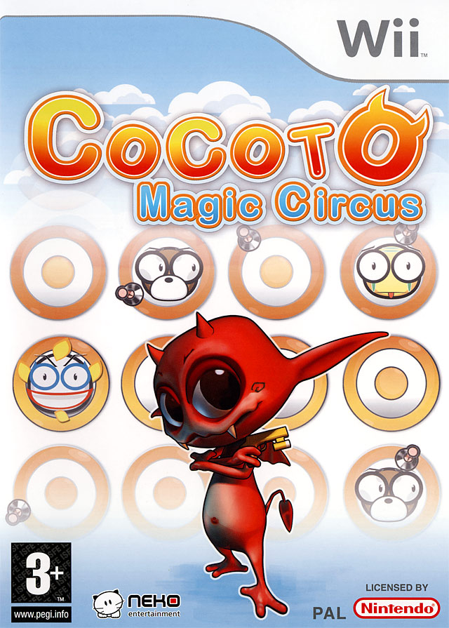 Caratula de Cocoto Magic Circus para Wii