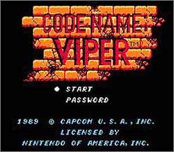 Pantallazo de Code Name: Viper para Nintendo (NES)
