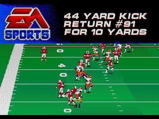Pantallazo de College Football USA 97: The Road to New Orleans para Sega Megadrive