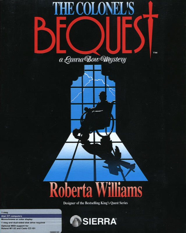 Caratula de Colonel's Bequest: A Laura Bow Mystery, The para Atari ST