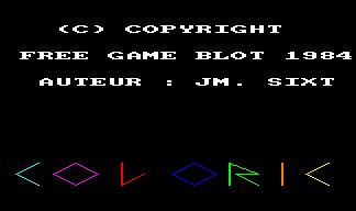 Pantallazo de Coloric para Amstrad CPC